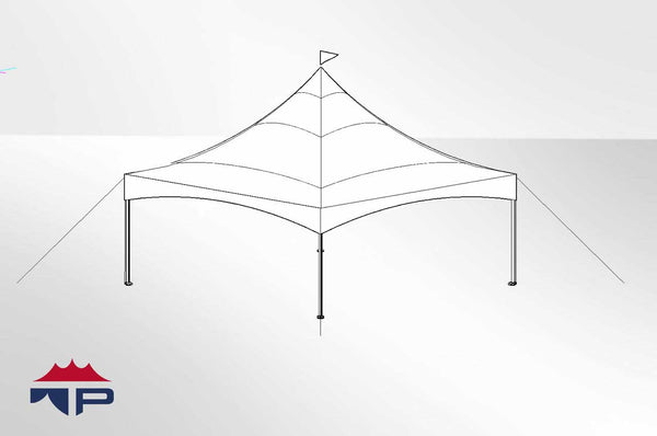 20x20x9'3" Festival CAN-T Frame Tent