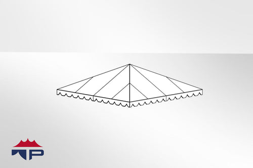 20x20 1pc Traditional Tent Top UW