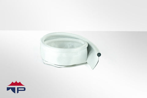 Keder 11mm White Bonded