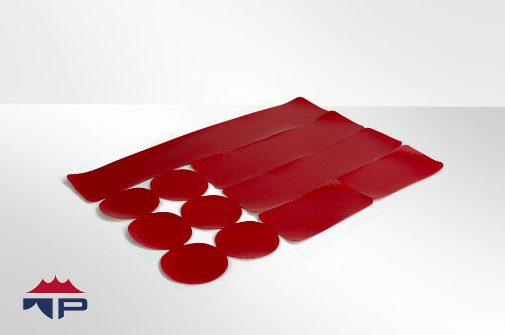 Vinyl Patch Sheet15oz Red Tent Pros