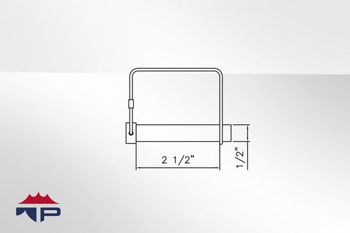 Pin Safety 1/2"x 3"