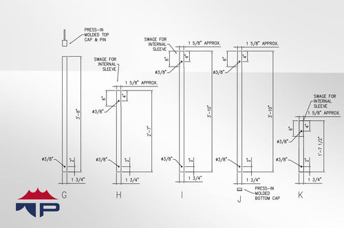 1.75" Alum CP Section "J"