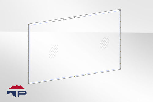 10'x20' Clear Wall- UW Trim