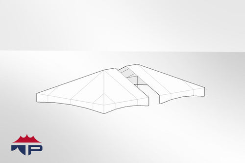 15x20 2pc Jumbotrac Lite Tent Top UW