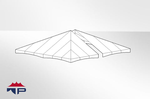 30x30 2pc Jumbotrac/ Jumbotrac Lite Tent Top UW