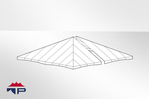40x40 2pc Jumbotrac Tent Top UW