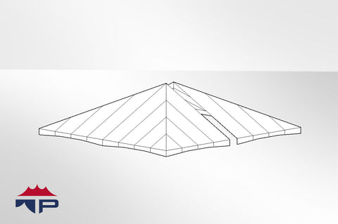 40x40 2pc Jumbotrac Tent Top UW