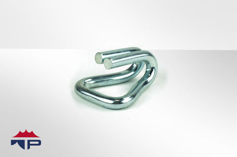 Narrow Hook 1"SM-Silver Zinc