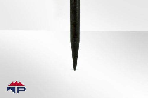 24" Steel Stake w/Welded Hook
