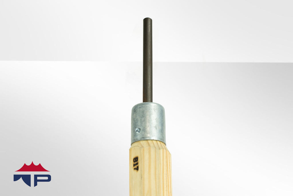 3x3 Wood Sidepole x 7'