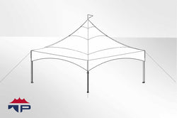 20x20x8 Festival CAN-W Frame Tent