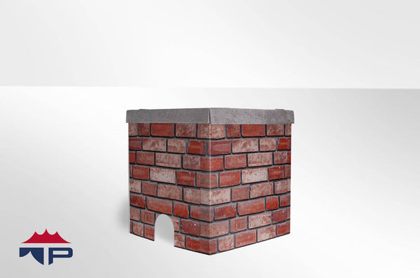 Decobloc Block Cover 0350#- Brick 6-PACK