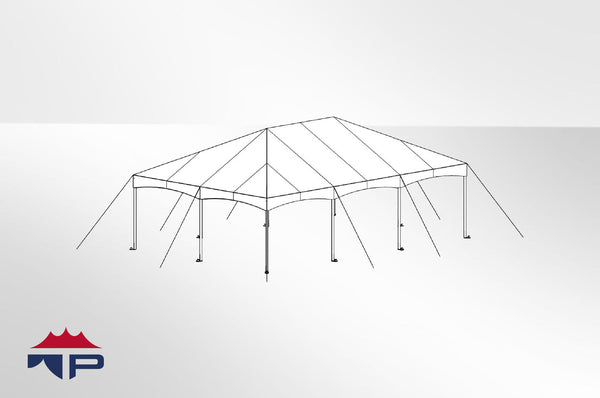 20x30x8 Qwiktop Frame Tent Complete | UW